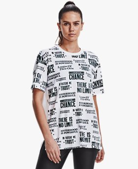 UAグラフィック ショートスリーブ Tシャツ 〈IWD〉（トレーニング/WOMEN）
